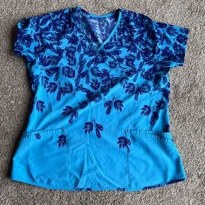 Woman’s Easy Stretch scrub top size Large